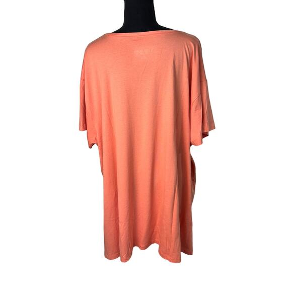 Koolaburra by UGG Jersey Short Sleeve Tunic Faded Rust Plus Size 3X NWOT - Picture 5 of 10